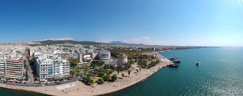 Volos waterfront promenade